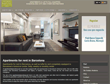 Tablet Screenshot of apartmentsbarcelona.net